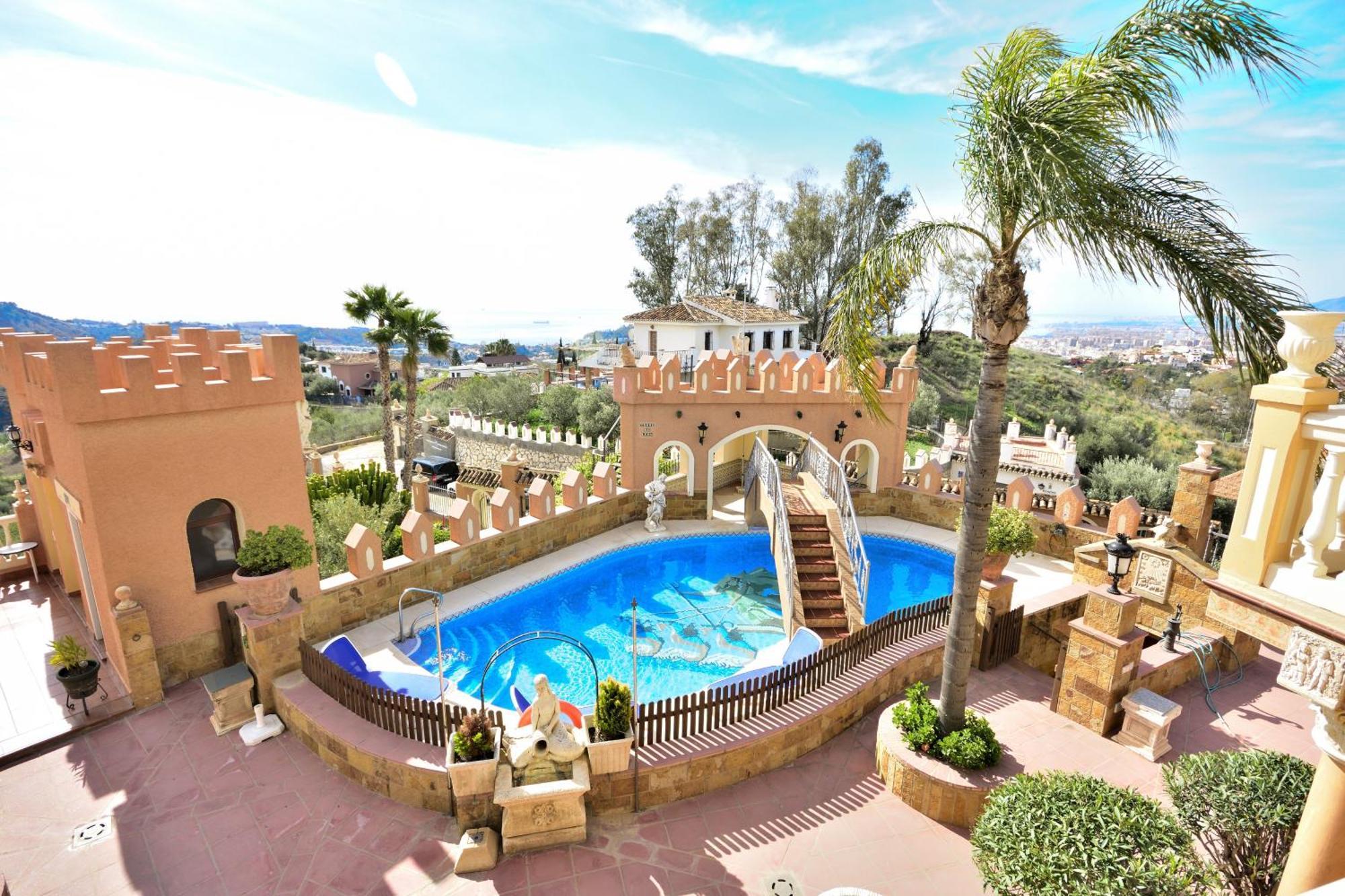Villa Rural En Con Piscina Y Vistas Al Mar Málaga